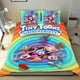 thumbnail image 1 of Tiny Toons Looniversity Conjunto de sábanas temático, trío de piezas, cómodo y amigable con la piel, diseño único, regalo de decoración para el hogar para familiares, amigos y fans,173cm *218cm, 1 of 6