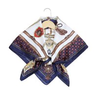 Xusx111 - Bufanda De Cabeza Para Mujeres Como La Seda De Satén Bufanda Para Envoltura De Pelo Por La Noche Bandana Bufanda Cuadrada Para Dormir 35 Pulgadas 4Pcs