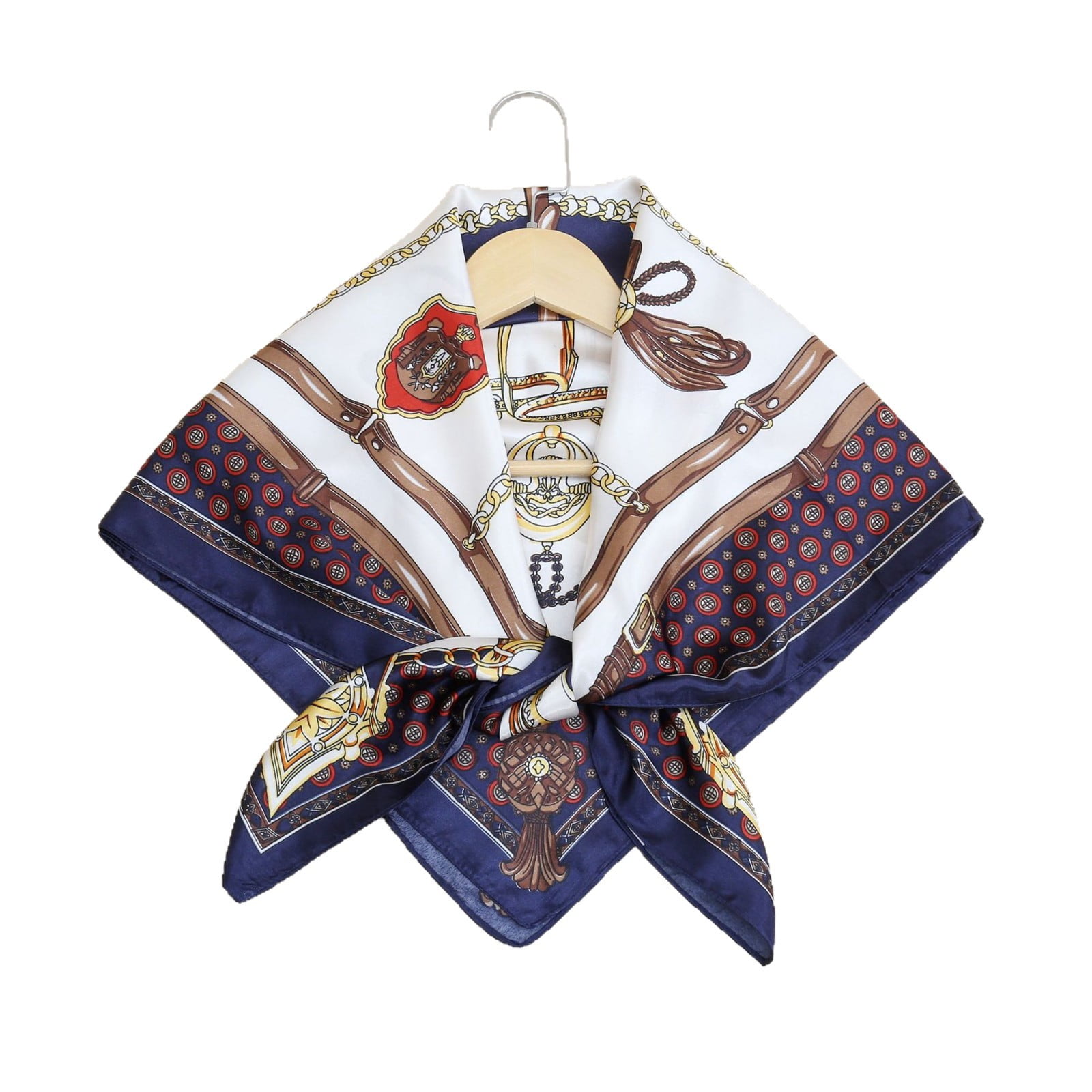 Xusx111 - Bufanda De Cabeza Para Mujeres Como La Seda De Satén Bufanda Para Envoltura De Pelo Por La Noche Bandana Bufanda Cuadrada Para Dormir 35 Pulgadas 4pcs