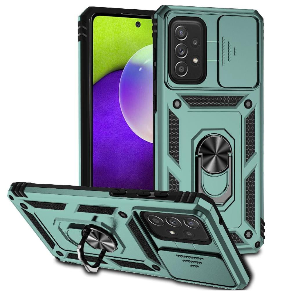 Estuche Gangxun Para Samsung Galaxy A73 5g, Soporte Giratorio 360°, Estilo Mecánico Y Magnético