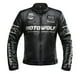 thumbnail image 2 of Chaqueta De Cuero Retro Para Motocicleta Motowolf JM1, 2 of 7