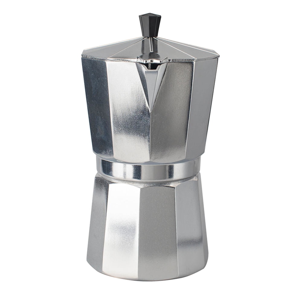 Mainstays Cafetera Italiana 450 ml Plateado, foto 4