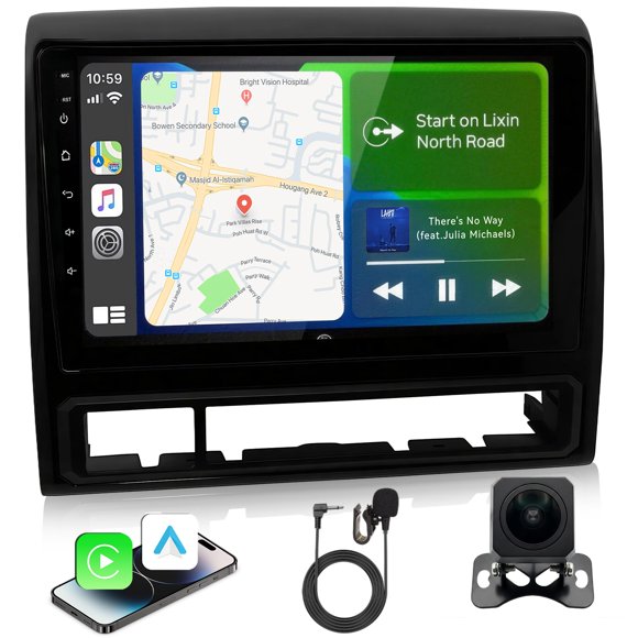 Estéreo para auto Nzjubo para Toyota Tacoma 2005-2015, 23 cm
