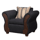 thumbnail image 3 of Juego De Living 2-1-1 MARSELLA Negro, 3 of 3