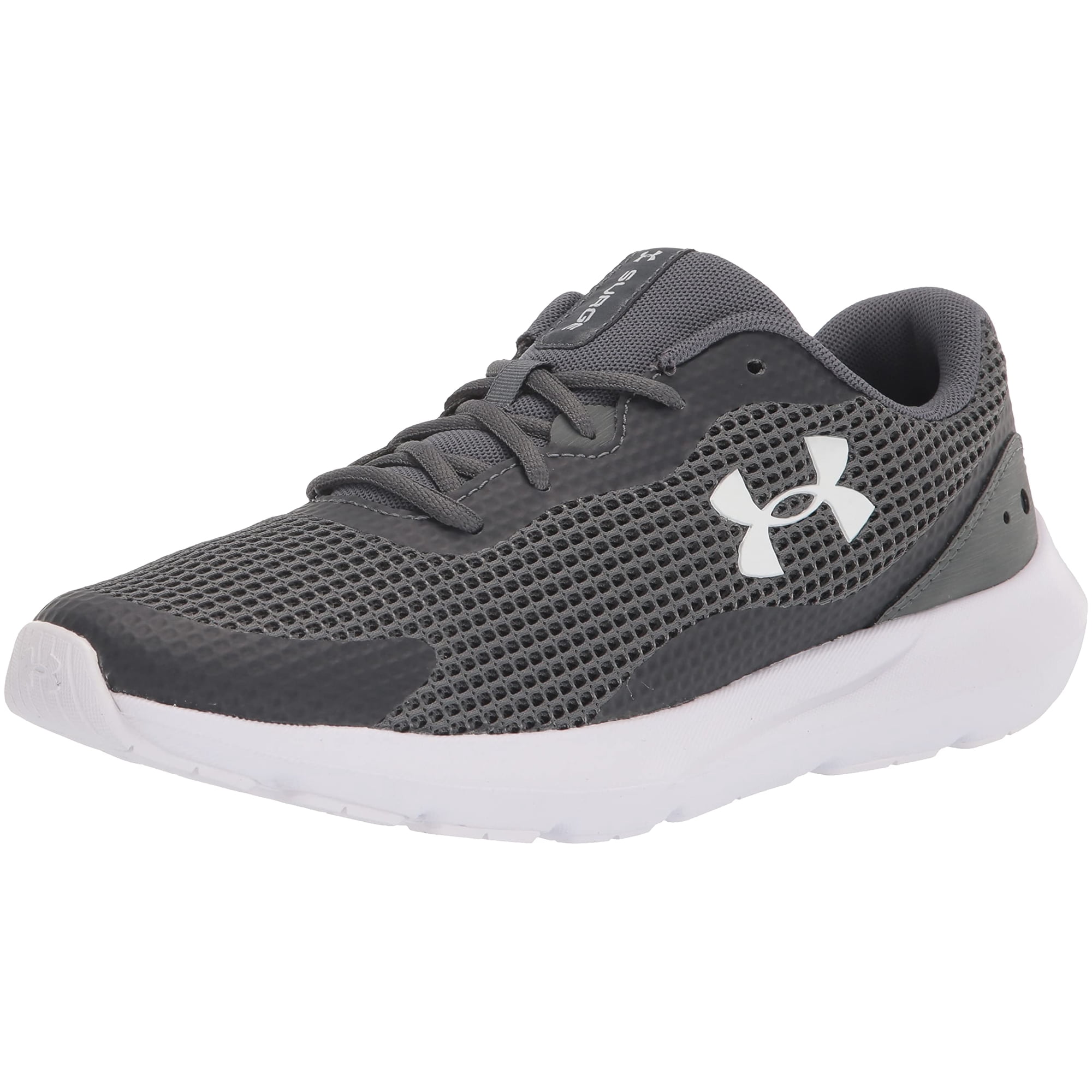 Zapatos Under Armour Surge 3 Para Hombre Pitch Gris/blanco/blanco