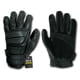 thumbnail image 2 of Guantes Rapdom Tactical Heavy Duty de piel negra, tamaño mediano, 2 of 2