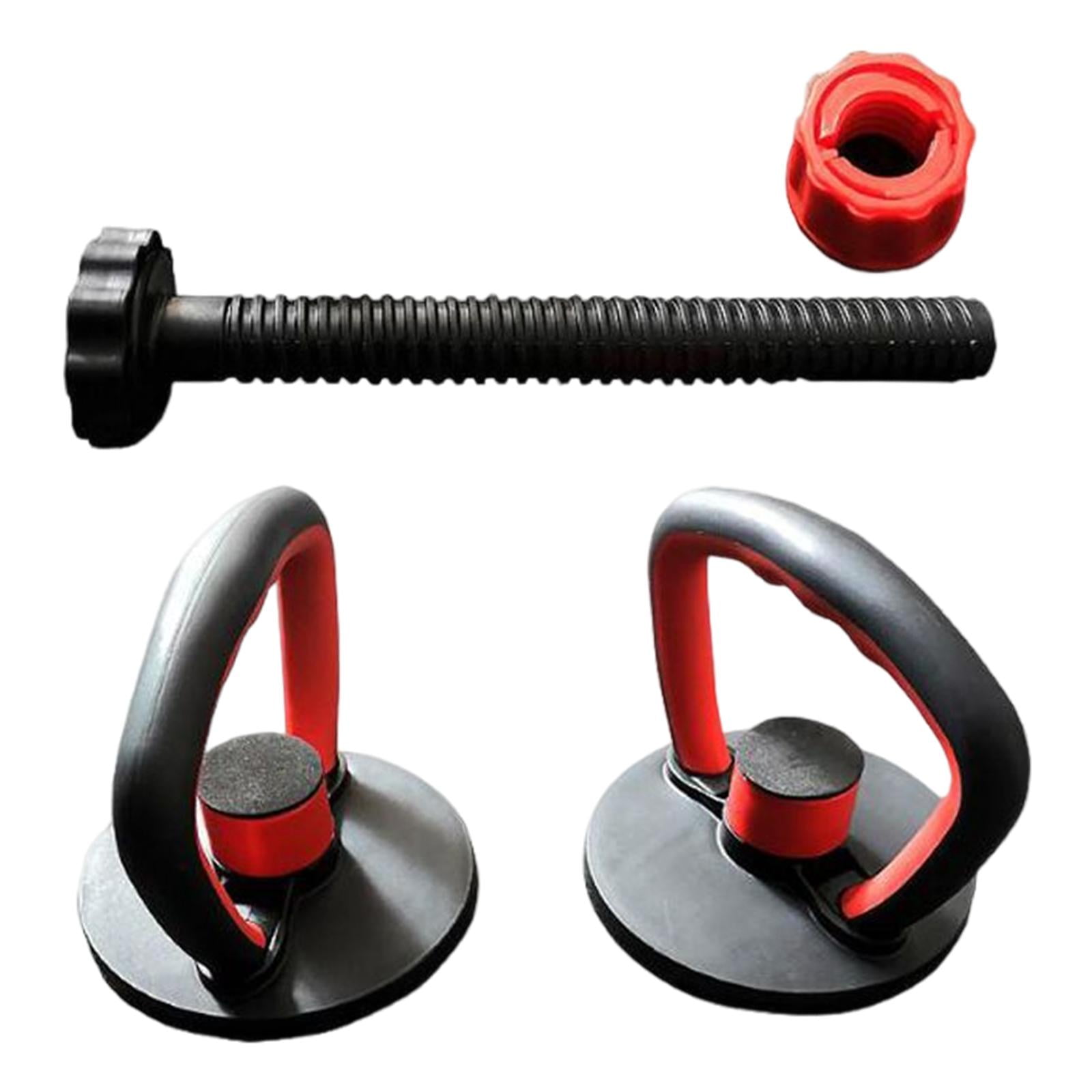 Magideal - Mancuernas Kettlebells Agarre Entrenamiento De Fuerza Entrenamiento Gimnasio En Hogar Ejercicio De Pesas Rusas Ajustable Para Placas Equipo De