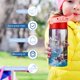 thumbnail image 5 of Moana 2Botella de Agua con Tapa Pop Top de Un Toque, Acero Inoxidable, a Prueba de Fugas, para Deportes, Botella Infantil rosa 12 oz, 5 of 6