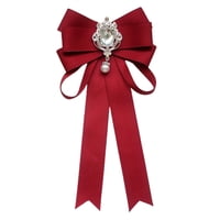 Ioensy - Pajarita Para Mujer, Pajarita, Pajarita Para Niñas, Corbata Para Uniforme, Blusa, Camisa, Rojo Oscuro