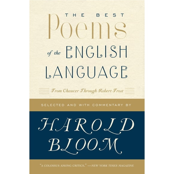 Harper Perennial – Los mejores poemas del idioma inglés: de Chaucer a Robert Frost