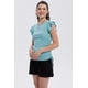 thumbnail image 2 of Polera Mujer Manga Vuelos Celeste, 2 of 4