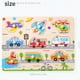 thumbnail image 2 of Children's Mushroom Nails Hand Grab Board Early Education Puzzle Wooden Puzzle Toys Fruit And Vegetable Cognitive Plane Puzzle Puzzle, 2 of 5
