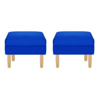 Bodevir - Set Pouf Sky 1C Felpa 05 Azul Rey