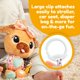thumbnail image 3 of Cochecito sensorial Lamaze Lovey The Pug Baby con clip On Toy, 3 of 6