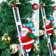 thumbnail image 4 of Santa Claus Subiendo Escalera Eléctrica Con Luces, Juguete De Muñeco De Santa Claus, Adornos Creativos De Navidad, Decoración De Árbol De Navidad, 4 of 5