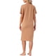 thumbnail image 3 of INSPIRE CHIC Camisón Midi de Manga Corta para Mujer con Abertura Lateral Casual Vestido de Descanso Tipo Camiseta M Café, 3 of 6