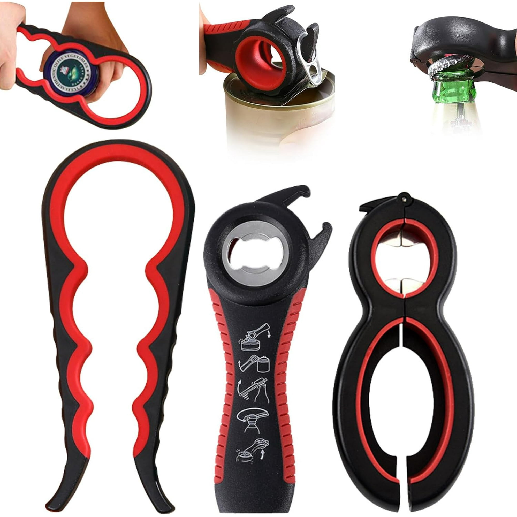 Genérica - Abre Facil Multifuncional Frascos Latas Botellas Y Mas