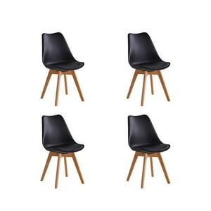 Cori Cori - Pack 4 Sillas Tulip Color Negro