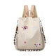 thumbnail image 1 of Casual Oxford Cloth Backpack Flower Embroidered Shoulder School Book Bags Women Daily Travel Anti-theft Bagpack Vintage Rucksack, 1 of 3