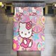 thumbnail image 1 of Hello Kitty Bouquet Bedding Set for Girls Kids Teen Tween Ultra Soft Microfiber Comforter Set Twin Size with 3-Pieces Comforters Bed Sets Bedroom Decor Bed Sheets, 1 of 5