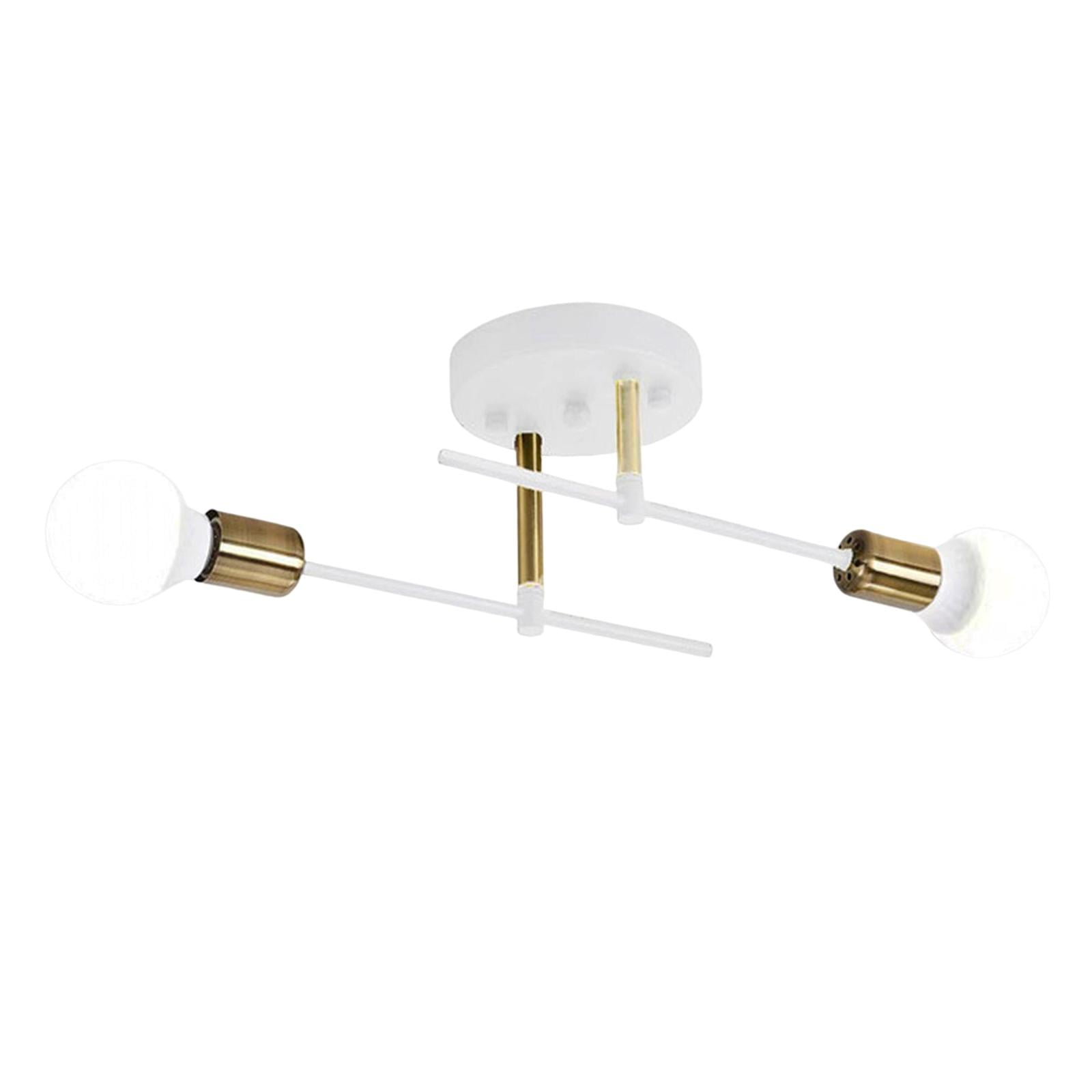 Ioensy - Lámpara De Techo Moderna De Hierro Para Sala De Estar, Comedor, Dormitorio, Color Blanco