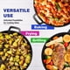 thumbnail image 5 of Sartén para pizza StarBlue de hierro fundido de 16 pulgadas con asas de silicona, 5 of 7