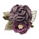 thumbnail image 2 of Estilo coreano Rose Flower Shawl Broche Pin Novio Ramillete de novia Cameo Brown, 2 of 5