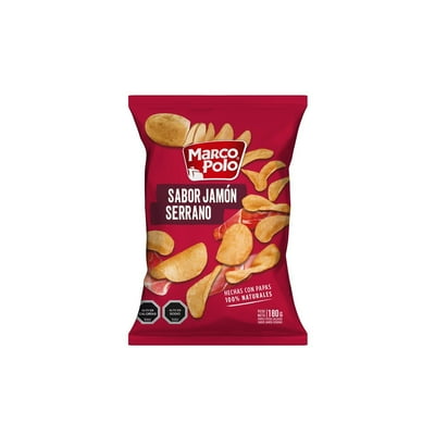 Papas Fritas Caseras Jamón Serrano 180 G Marco Polo