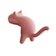 thumbnail image 3 of Gancho Con Forma De Gato Para El Borde Del Escritorio, Bonito Para El Ba?o, Almacenamiento, Organización, Armario, Color Rosa, 3 of 5