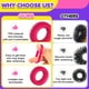 thumbnail image 2 of Juguetes sensoriales Fidget Ring KLT para niños con autismo, paquete de 18, 2 of 3