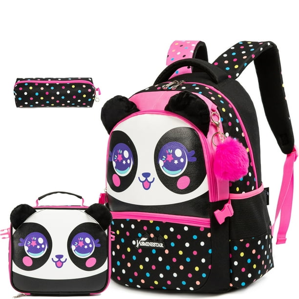 Kids Backpacks for Girls School Bag with Lunch Box School Backpack for Girls Set Cute Bookbag for Kindergarten