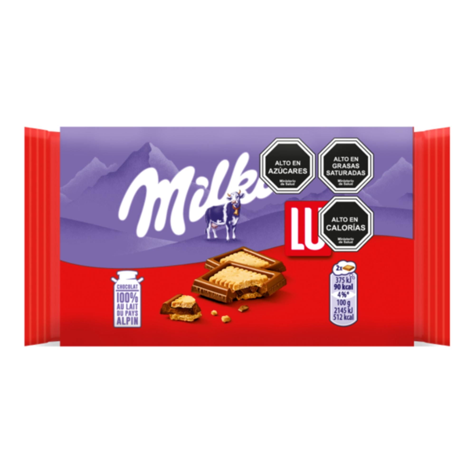 Chocolate Milka Lu Relleno Con Galleta 35gr