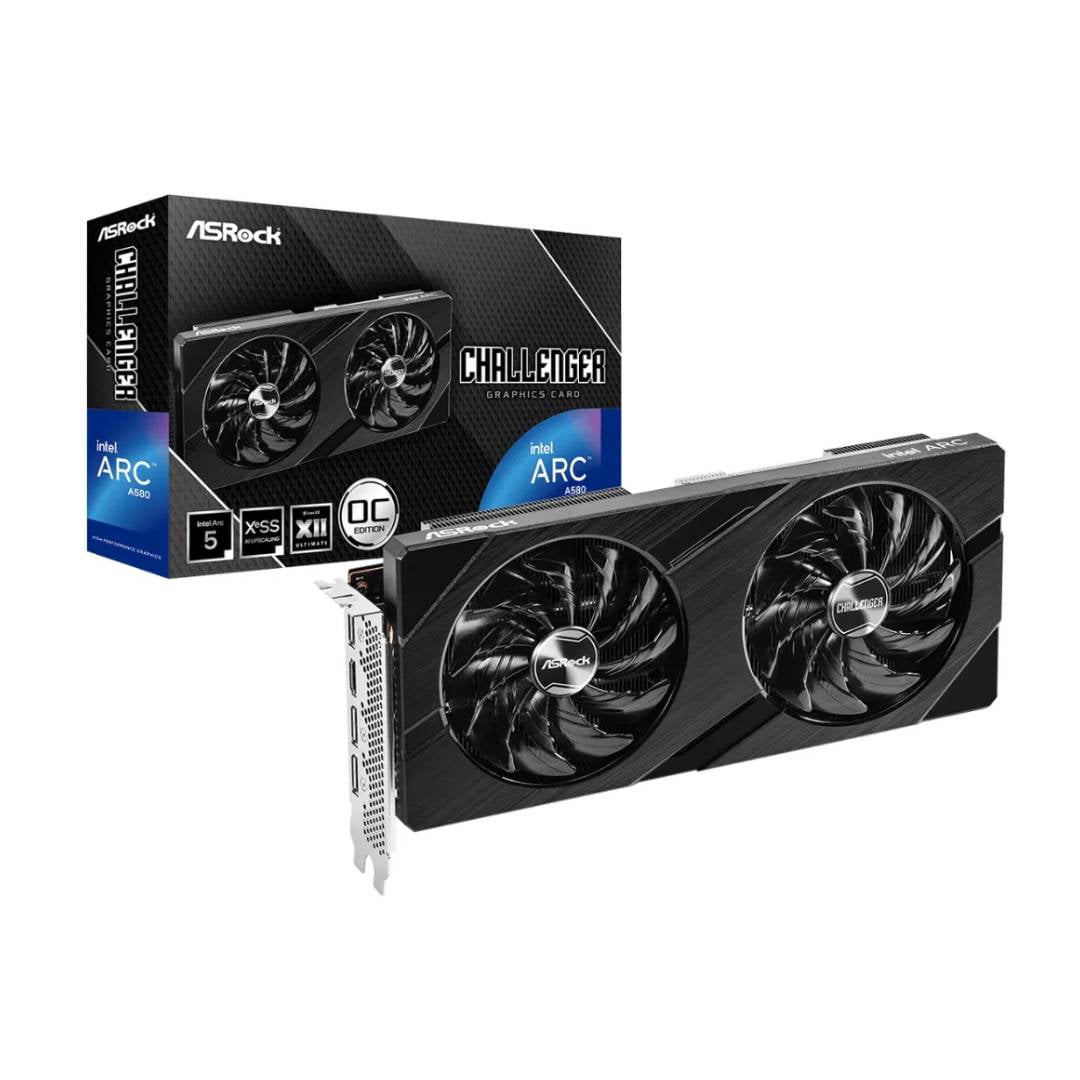Tarjeta De Video Asrock Arc A580 Challenger 8gb Oc