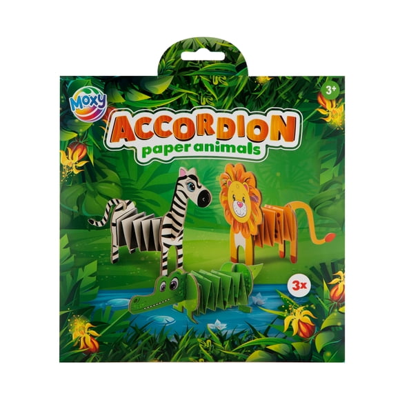 Animales de Papel Acordeon León Moxy