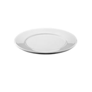 Imahe - Set De 4 Plato De Policarbonato Blanco 21 Cm
