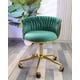 thumbnail image 2 of Silla Escritorio Giratoria Queen Base Dorada - Verde, 2 of 3