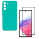 thumbnail image 1 of Carcasa Para Samsung A53 5G + Lamina de Vidrio Turquesa, 1 of 5
