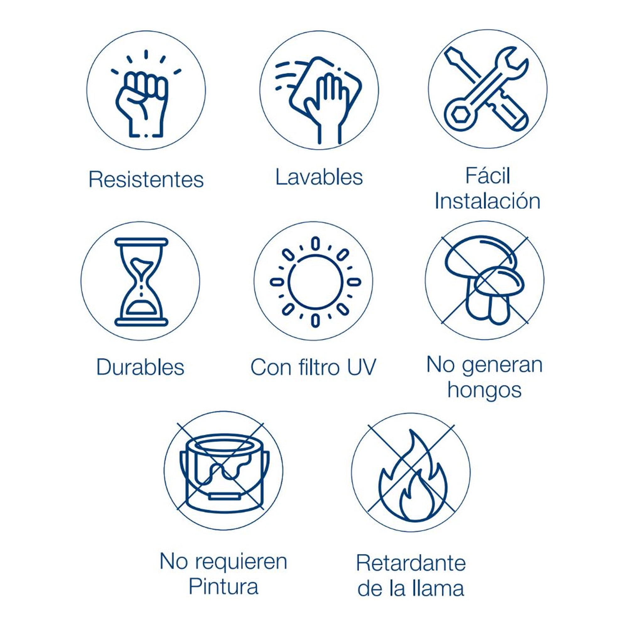 Celosía Pvc Cuadrada Muro Exterior 12'' Blanca Dvp