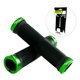 thumbnail image 1 of Puños Ozono Bicicleta Doble Lock Grip Manillar Mtb negro, 1 of 3