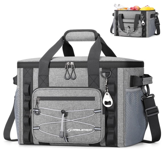 Nevera Maelstrom, con laterales suaves, 22 litros, aislamiento, 30 latas, color gris