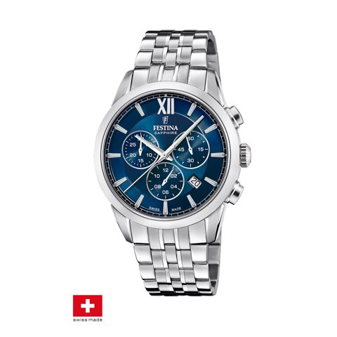Reloj F20040/2 Festina Swiss Azul Mujer Chrono