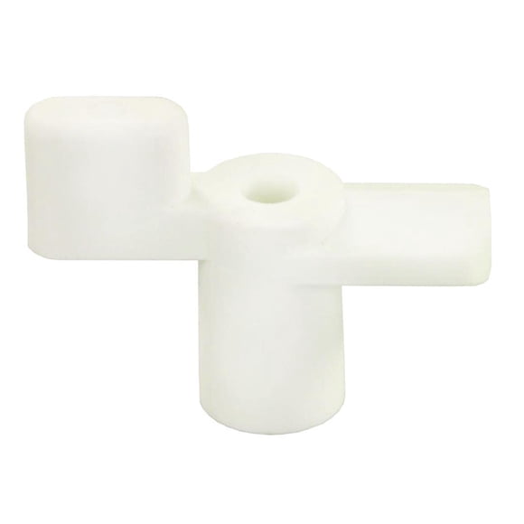 Soporte plegable para puerta de entrada JR Products 11835 Polar White