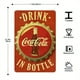 thumbnail image 5 of 1PC Retro Thick Metal Tin Sign - Custom Drink Cola In Bottles Print Iron Poster Signs Plaque Wall Decoration Bar Club Cinema Cafe Home Kitchen Livingroom Pool Art Deco 12x8 Inch, 5 of 5