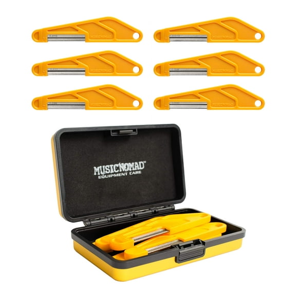 Set de archivos Nut Slotting MusicNomad MN668 para guitarra eléctrica