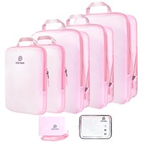 Juego De 7 Cubos De Embalaje De Compresión Pfeyrpk Para Viajes Con Bolsa