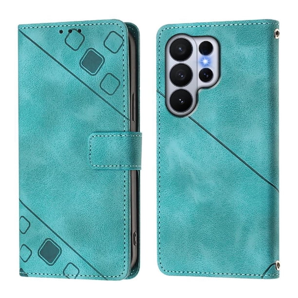 Funda Cartera para Samsung Galaxy S26 Ultra con Soporte y Ranuras, Resistente a Golpes y Rayones Verde