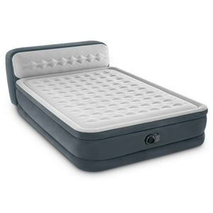 Intex - Colchón Inflable Eléctrico 2 Plazas 152X203X46 Cm Respaldo Ultra Plush Headboard