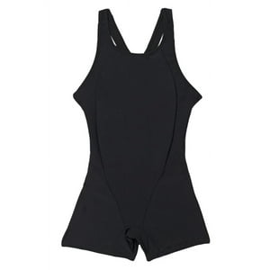 Samia - Traje De Baño Niña Negro Con Pierna Corta 14