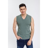 Likeshop - Sweater Hombre Sin Manga Cuello V Excelente Calidad 7196