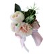 thumbnail image 2 of boda té rosa clavel seda flor boutonniere ramillete champaña, 2 of 3